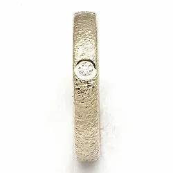 Vigselsring från rs of scandinavi i 8 karat guld 0,02 ct