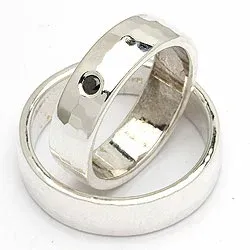 Vigselsringe från rs of scandinav i silver 0,05 ct