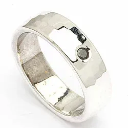 Vigselsring från rs of scandinavi i silver 0,05 ct