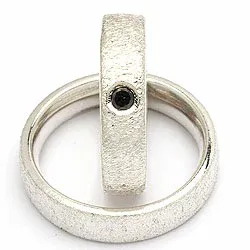 Vigselsringe från rs of scandinav i silver 0,10 ct