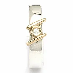 Vigselsring från rs of scandinavi i silver och vanl. guld