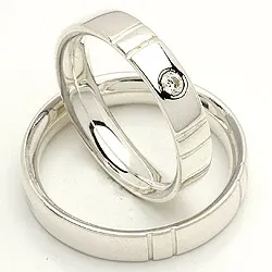 Vigselsringe från rs of scandinav i silver