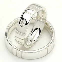 Vigselsringar i silver
