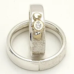 Vigselsringe från rs of scandinav i silver och vanl. guld