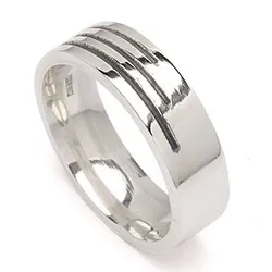 Vigselsring från rs of scandinavi i silver