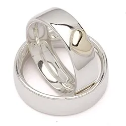 Vigselsringe från rs of scandinav i silver och vanl. guld