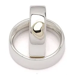 Vigselsringe från rs of scandinav i silver och vanl. guld