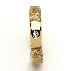 Vigselsring från rs of scandinavi i 8 karat guld 0,02 ct