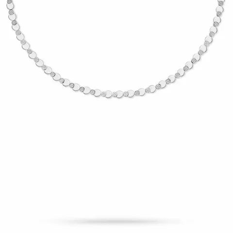 RS of Scandinavia halsband i silver vit zirkon