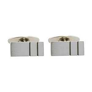 RS of Scandinavia manschettknappar i oxiderat sterlingsilver