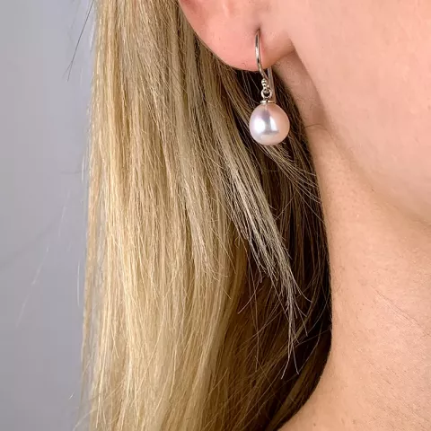 8-8,5 mm pärla örhängen i silver