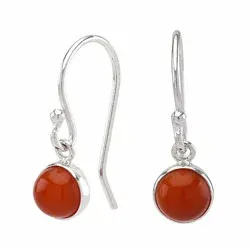 NORDAHL ANDERSEN Sweets onyx örhängen i silver röd onyx