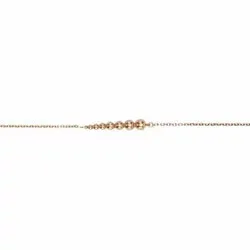 NORDAHL ANDERSEN Beads kula armband i rosabelagt silver
