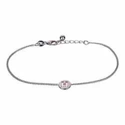 NORDAHL ANDERSEN H armband i silver