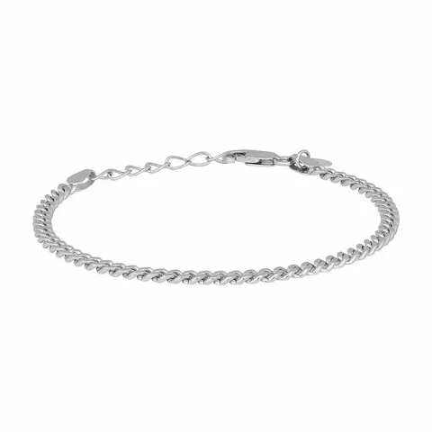 Nordahl andersen armband i rhodinerat silver