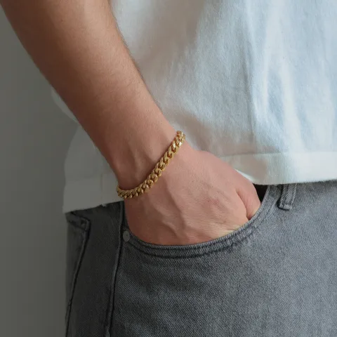 Nordahl andersen armband i förgyllt stål