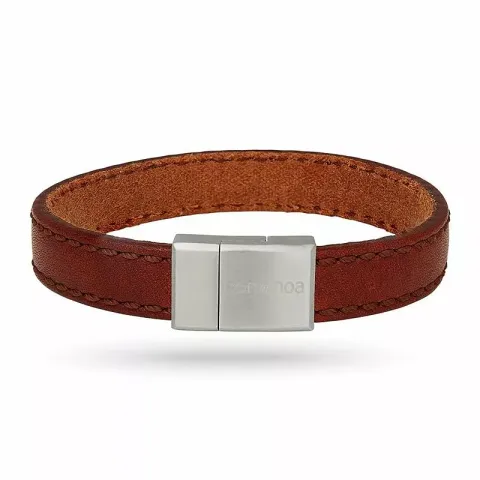 Nordahl andersen bruna armband i läder