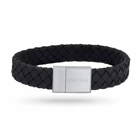 Nordahl andersen svart armband i läder