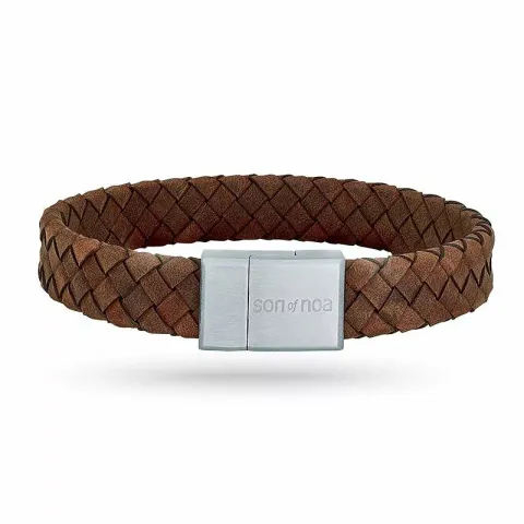 Nordahl andersen bruna armband i läder