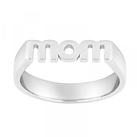 NORDAHL ANDERSEN mom ring i rhodinerat silver