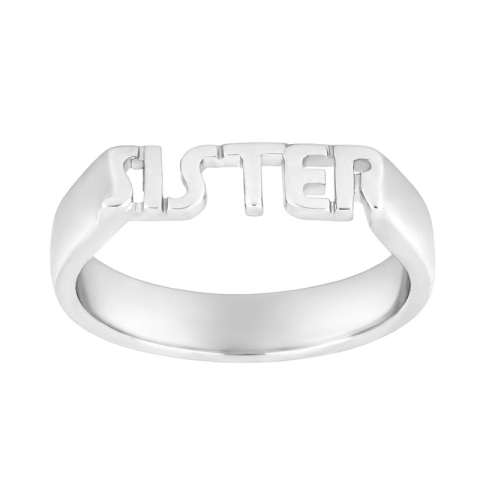 NORDAHL ANDERSEN sister ring i rhodinerat silver