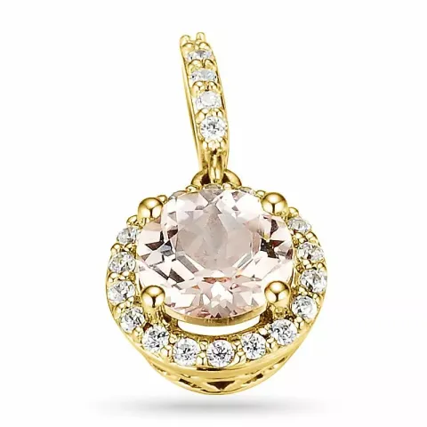 elegant diamantberlocker i 14 carat guld 0,75 ct 0,13 ct