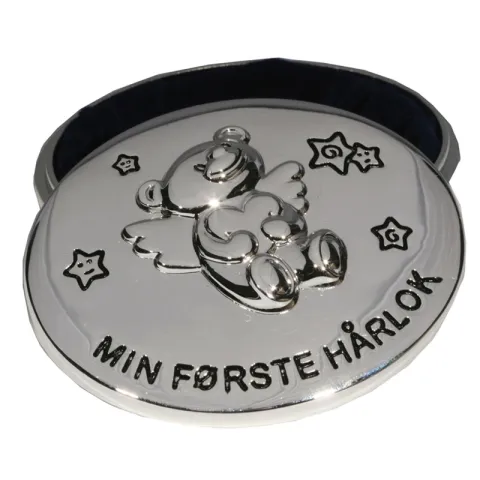 Dopgåvor: nalle barndopsgåva i nysilver modell: 154-85030