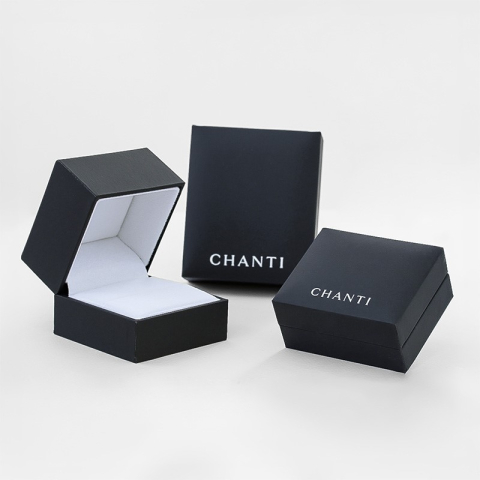 13 mm diamant creol i 14 karat vitguld med diamant