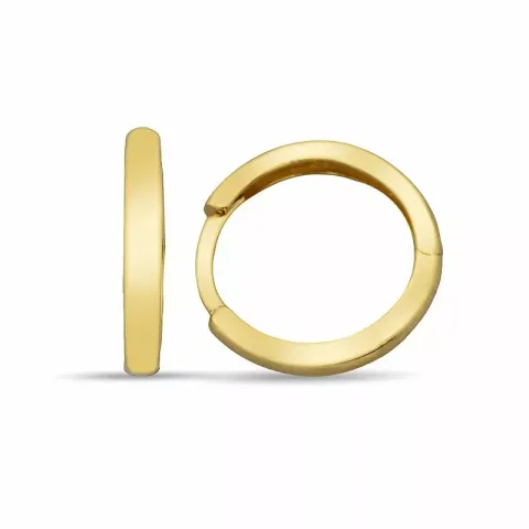 14 mm creoler örhängen i 9 karat guld