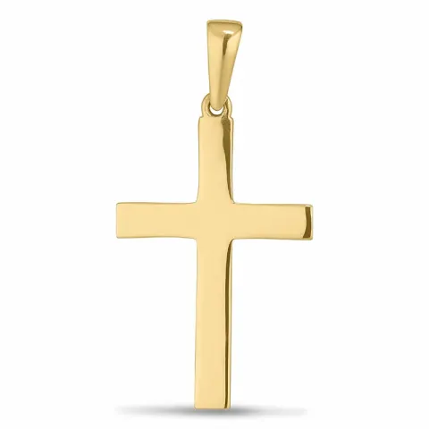 kors hängen i 9 karat guld