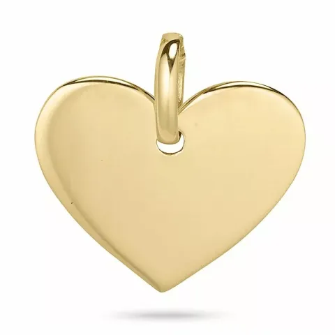 Hjärta hängen i 9 karat guld