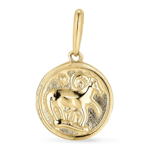 vädurn hängen i 9 karat guld
