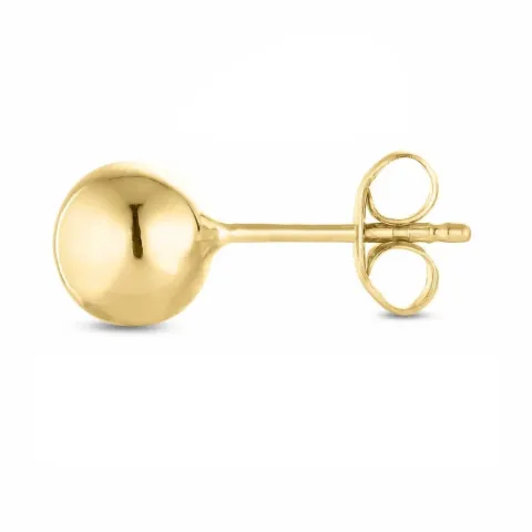 6 mm 1/2 par örhängen i 14 karat guld - Gold Collection