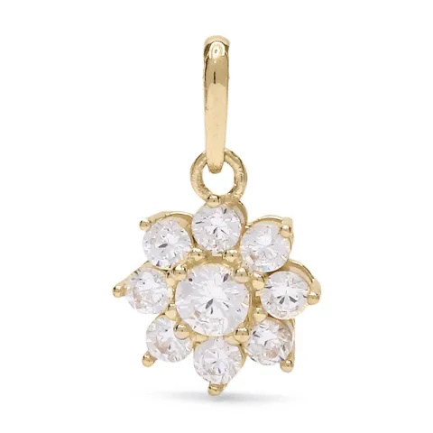 blommor hängen i 14 karat guld