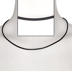 Gummi halsband i gummi x 2,8 mm