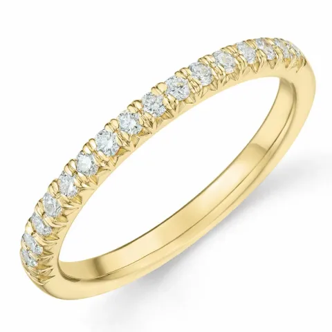 diamant ring i 14  karat guld 0,249 ct