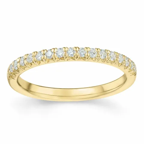 diamant ring i 14  karat guld 0,249 ct