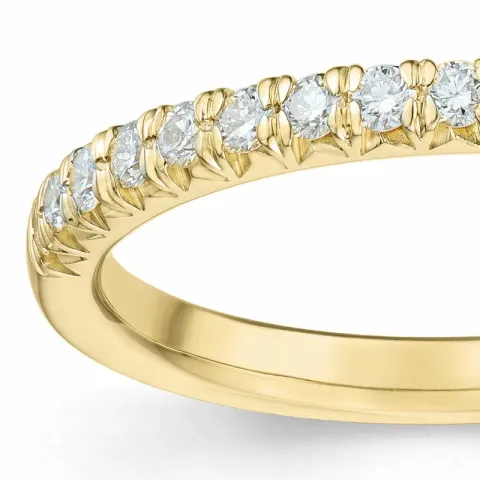 diamant ring i 14 karat guld 0,249 ct