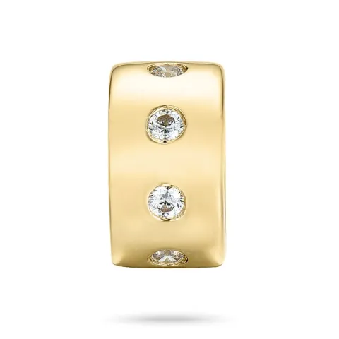 elegant diamant hängen i 14 carat guld 0,252 ct