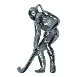 Ishockeyspelare hängen i silver