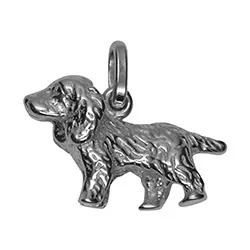 Hundar hängen i rhodinerat silver