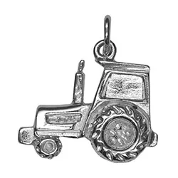 Traktor hängen i silver