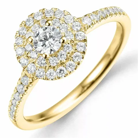 Beställningsvare - diamantring i 14 karat guld 0,20 ct 0,34 ct