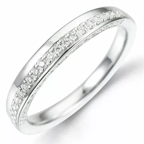 Beställningsvare - diamantring i 14 karat vitguld 0,24 ct