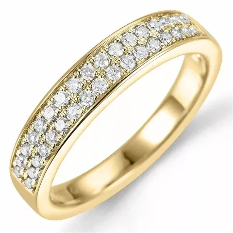 Beställningsvare - diamantring i 14 karat guld 0,32 ct