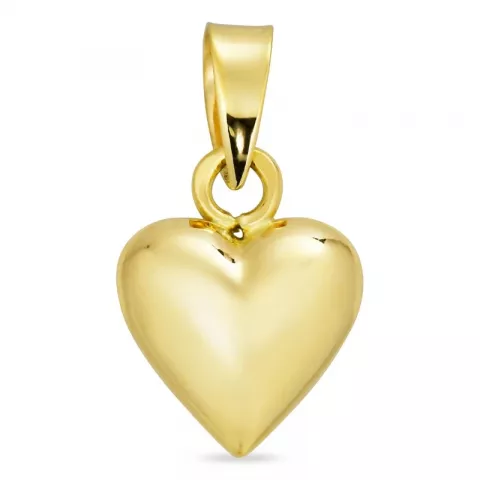 8,5 x 10 mm hjärta hängen i 8 karat guld