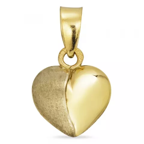 9 x 10 mm hjärta hängen i 8 karat guld