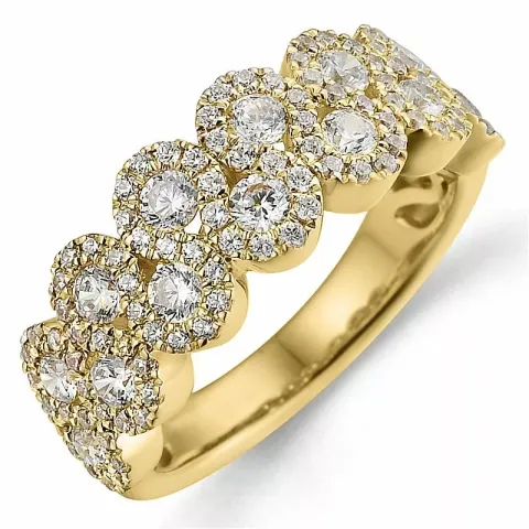 Beställningsvare - diamantring i 14  karat guld 1,22 ct