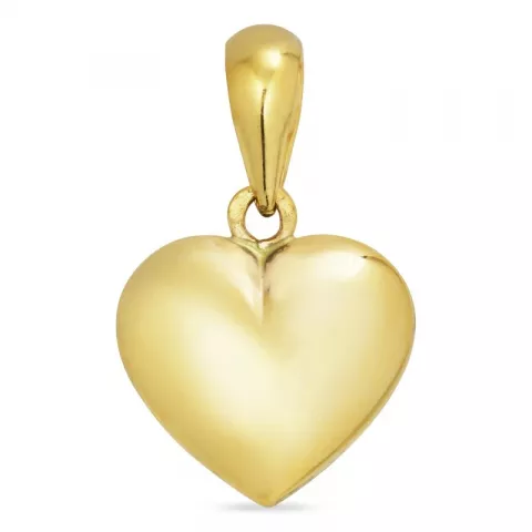 11,5 x 13 mm hjärta hängen i 8 karat guld