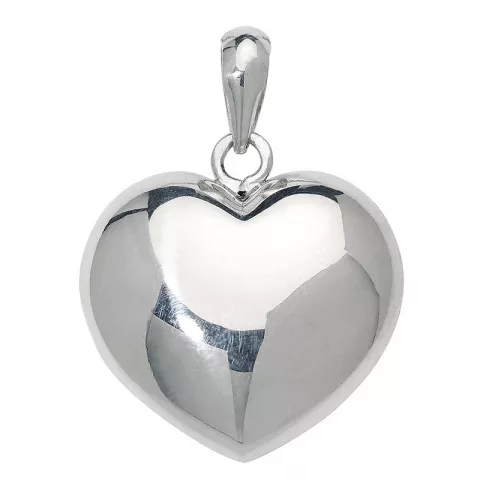 29 mm hjärta hängen i silver